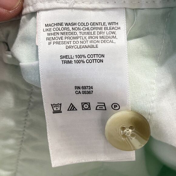 Columbia PFG Shorts Womens 4 Green Cotton Mid Rise Casual Outdoor Camping Hiking - Picture 4 of 9